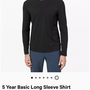 Men’s Lululemon 5 year Basic Long Sleeve